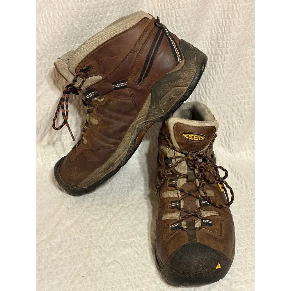 Keen Detroit XT Waterproof Soft Toe Leather Work Boots EH Rated Men’s Size 14D